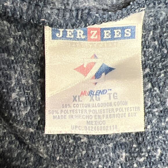 Jerzees Sweat Pants Joggers Blue 50% Cotton 50% Polyester - Picture 6 of 11
